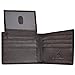 HOPSOOKEN RFID Leather Bifold Wallets Women Men Flipout Slim ID Wallet Trifold (Coffee (UP))