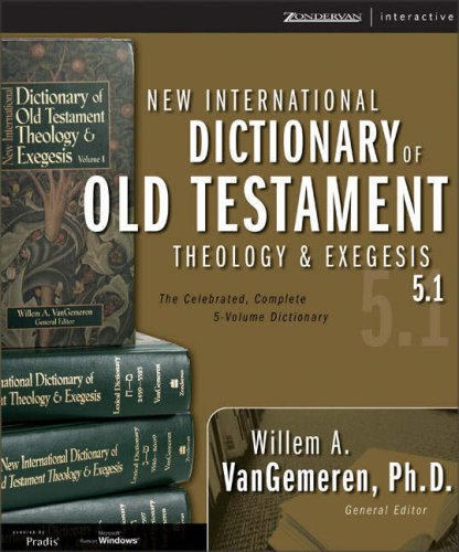 Childrens Toyshop  Software : New International Dictionary of Old Testament Theology & Exegesis 5.1 for Windows