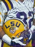LSU Tigers - "LSU Helmet Series" - Wall - Unframed Giclee