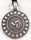 CELTIC IRISH SHIELD Silver Tone PEWTER PENDANT NECKLACE