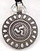 CELTIC IRISH SHIELD Silver Tone PEWTER PENDANT NECKLACE