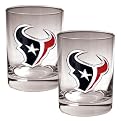 Houston Texans Rocks Glass Set - Clear
