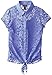 Dream Star Big Girls' Lace Shirt with Layering Tank