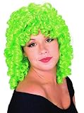 Lime Green Curly Costume Wig - Adult Std.