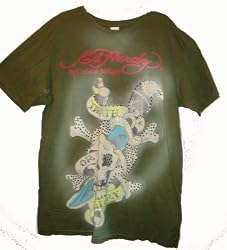 Men's Ed Hardy by Christian Audigier T-Shirt Death or Glory Available in Several Sizes