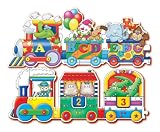 The Learning Journey Puzzle Doubles Giant ABC & 123 Train Floor Puzzle