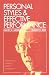 Books : Personal Styles & Effective Performance
