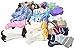 TeeHee Socks 50 Pairs Various Sample Socks Value Pack (Kids 3-5 Years)