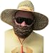 Costume Synthetic Adult Brown Beard & Mustache