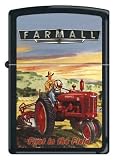 Zippo Custom Lighter - Farmall First in the Field Logo RARE!