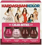 OPI Nicole Kardashian Kolor Nail Lacquer, Celeb-Bitties, 0.5 Fluid Ounce (1/8 Fluid Ounce each)