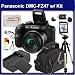 Panasonic LUMIX DMC-FZ47 Digital Camera (Black) with SSE Gift Package: Includes - 8GB SDHC Memory Card, Card Reader, Additional Replacement Battery, Travel Charger and much more...