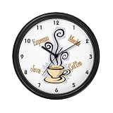 Coffee Themed Wall Art Clock