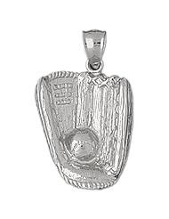 Clevereves 14K White Gold Pendant Baseball Themed 7.5 - Gram(s)