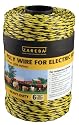 Zareba RSW660HD Electric Fence Heavy Duty Black and Yellow Poly Wire, 660-Feet