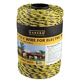 Zareba Electric Fence Heavy Duty Black and Yellow Poly Wire - 660 Feet #RSW660HD by ZAREBA SYSTEMS