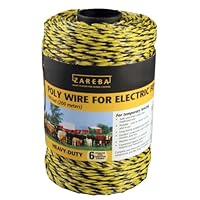 Zareba RSW660HD 660-Foot Heavy-Duty Electric Fence Black-and-Yellow Poly Wire