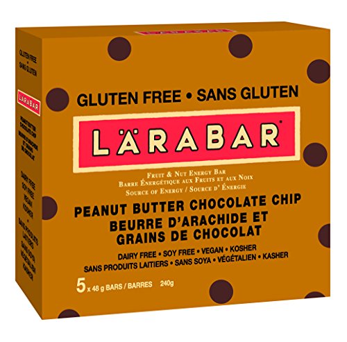 Larabar 5 CT Peanut Butter Chocolate Chip Fruit and Nut Energy Bar 225g