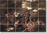 IMAGE OF Nicholas Poussin Mythology Custom Tile Mural 22 | 17x25.5 using (24) 4.25x4.25 tiles