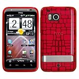 Qmadix HTC Thunderbolt ADR6400 Flex Gel (Red)