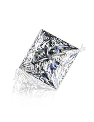 0.75 Ct Quintessential Princess Cut Ideal Natural Loose Diamond SI2 GIA Certified