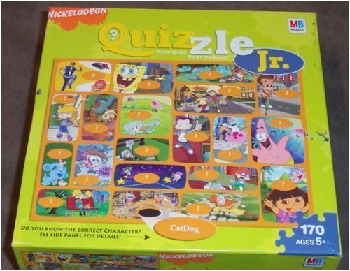 NICKELODEON QUIZZLE JR PUZZLE