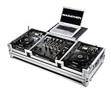 Marathon Flight Road MA-DJM9HCDJ2KWLT Case to Hold 2 x Large CD Players: Pioneer CDJ2000 with DJM900 with  Wheels & Laptop Shelf