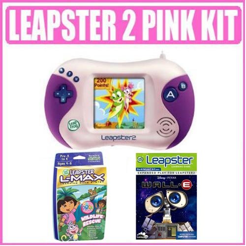 Leapfrog Leapster 2 Pink + 2 Bonus Games