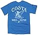 Costa Del Mar Baja Short Sleeve T-Shirt, Royal Blue, Large