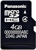Panasonic microSDHCカード 4GB RP-SM04GBJ1K