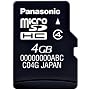 Panasonic microSDHC�J�[�h 4GB RP-SM04GBJ1K