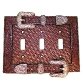 Western Belt Triple Switch Cover Case Pack 24