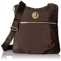 Baggallini Gold International Hanover Crossbody, Java
