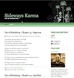 Sideways Karma & the Tao of Marketing 51Dck3OChBL. SL160 Sideways Karma & the Tao of Marketing