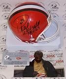 Paul Warfield Autographed/Hand Signed Cleveland Browns Mini Helmet with HOF 83 Inscription