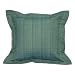 EXP Handmade Gently Textured Light Blue Cotton Cushion Cover/Pillow Sham (Thailand)