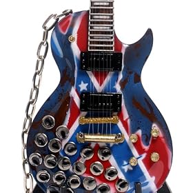 Zakk Wylde Miniature Black Label Society Beer Caps Guitar Model