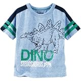 オシュコシュ OSHKOSH/ グローインザダーク ディノ ティ ブルー トップス半袖Tシャツ 3歳【並行輸入】