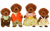 Sylvanian Families Chocolate Labrador Family