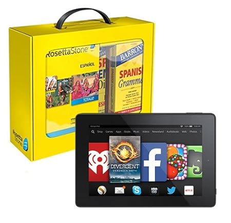 Rosetta Stone Spanish (Latin America) Power Pack and Fire HD 7 Bundle