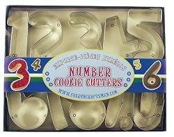 Fox Run Number Set Cookie Cutter Set