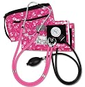 Prestige Medical Sphygmomanometer/Sprague Kit, Pink Heart