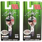 DALE EARNHARDT JR. OFFICIAL KWIKSET BLANK HOUSE KEYS (2)