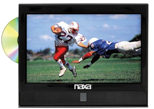 NAXA NTD-1351 13.3-Inch Widescreen HD LED TV with Built-in Digital TV Tuner and DVD Player