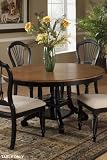 Wilshire Dining Table 25.43hx56diam Rubbed Black