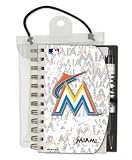 National Design Miami Marlins Deluxe Hardcover 4 x 6-Inches Notebook and Grip Pen Set (12283-MTU)