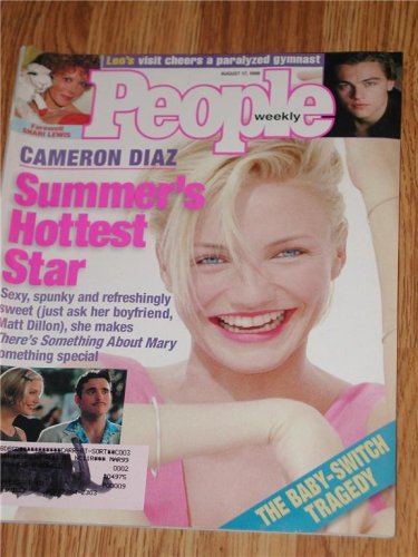 People Magazine Back Issue August 1998 Cameron Diaz Cover