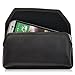 Turtleback HTC One M8 Black Leather Holster Case Pouch with Metal Belt Clip - Made in USA