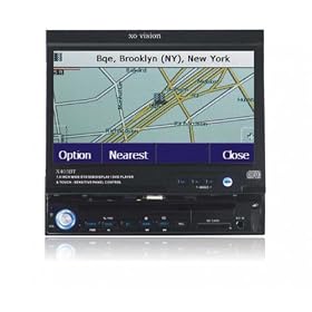 XO Vision X403BT 7-Inch Motorized 16:9 Touchscreen Monitor