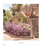 Maison at Gerberoy Landscapes Art Poster Print by Michael Duvoisin, 25x27